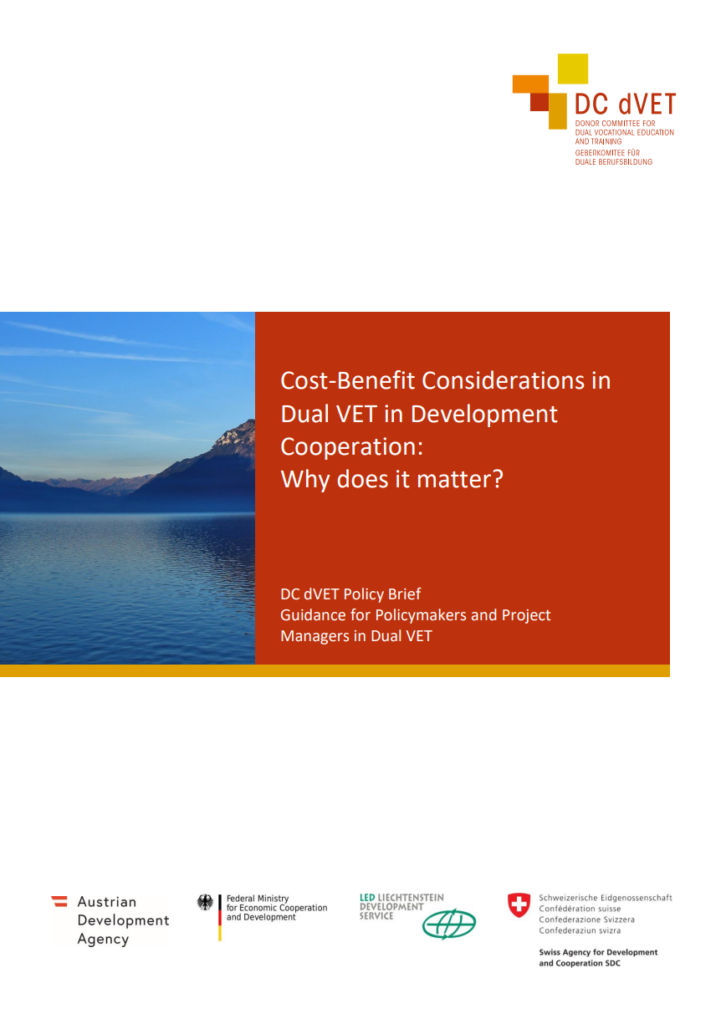 Cost Benefit Policy Brief Cover Dc Dvet